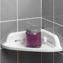Lentynėlė voniai DOUCEUR D'INTÉRIEUR 25x25x7 cm Plastikinė su siurbtukais