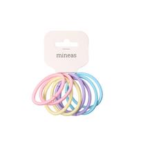 Plaukų gumytės MINEAS 620798 Pastelinės spalvos 8 vnt.