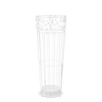 Skėčių stovas 111733 Baltas Metalinis 55x20x20 cm