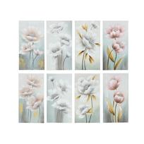 Paveikslas Gėlės (8 mix) 3x30x60 cm 8445393372259