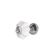 Rankenėlė baldams CLAYRE Keramikinė balta 4x4 cm
