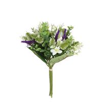 Dekoratyvinė gėlių puokštė 8445393435213 19x33 cm Balta