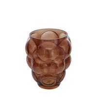 Vaza ATMOSPHERA 210203 Stiklinė Ruda D22xH25 cm