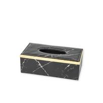 Dėžutė servetėlėms ODOS IMITACIJA Juoda 24x12x8.5 cm