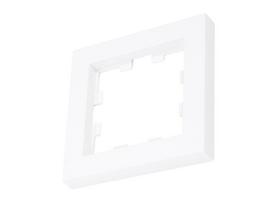 1gubo jungiklio ir kištukinių lizdų rėmelis - Visio S55 - Baltas - CUBIC