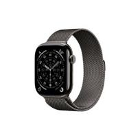 Apple  Watch Series 11 GPS + Cellular 46mm Slate Titanium Case with Slate Milanese Loop - M/L | | MFD44ET/A | 195950479454