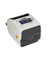 Zebra ZD621t Healthcare, 8 dots/mm (203 dpi), disp. (colour), RTC, USB, USB Host, RS232, BT (BLE), Ethernet, white