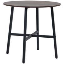 Valgomojo stalas 4 asmenims, plienas/medis, 80×80 cm