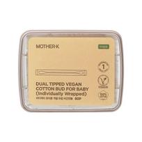 Medvilniniai krapštukai su popieriniu pagaliuku Mother-K , 80 vnt.