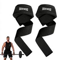 Reguliuojami neslystantys riešo diržai svorių kilnojimui sportui (Wrist Straps), 1 pora