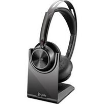 HP Poly Voyager Focus 2 Microsoft Teams Certified USB-C-C Headset +USB-C/A Adapter + Charging Stand No localization