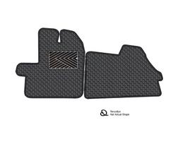 Kilimėliai QuiltyMats Peugeot Partner 2018-dabar (3 vnt.), Juoda-Pilka /13-16