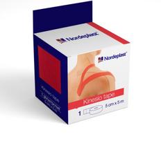 NordePlast kineziologinis teipas 5 cm x 5 m, raudonas