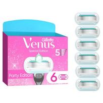 Gillette Venus Party Edition Skustuvo Keičiamos Galvutės, 6 vnt.