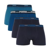 Vyriški Puma Brand Elastic bokseriukai, 4 vnt. rinkinys, tamsiai mėlyni/mėlyni 938197 02