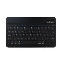Belaidė „Bluetooth“ klaviatūra, belaidė klaviatūra su pele, itin plona mini klaviatūra, belaidės klaviatūros pelės rinkinys, skirtas „iPad“, „Mac“, nešiojamam kompiuteriui, planšetiniam kompiuteriui, paviršiui, telefonui, „Windows“ / „Android“ / „iOS Blac