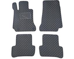 Kilimėliai QuiltyMats MERCEDES-BENZ C-class W205 2014-2021 (4 vnt.), Juoda-Pilka /13-14