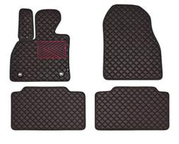 Kilimėliai QuiltyMats Peugeot 508 2011-2018 (4 vnt.), Juoda-Raudona /16-14