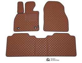 Kilimėliai QuiltyMats Opel Combo 2018-dabar (3 vnt.), Ruda-Ruda /55-16