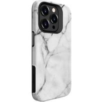 Evelatus Apple iPhone 14 Pro Premium silikoninis dėklas su individualiu raštu, marmuro baltumo