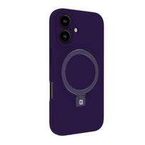 „Evelatus“ „Apple iPhone 16 Premium Magsafe“ su stovu minkštas silikoninis dėklas, violetinis