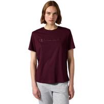 Moteriškas marškinėlis Champion SS Tee, bordo spalvos, 118382 RS522