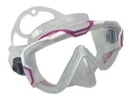 Nardymo Kaukė Mares Pure Wire Mask White Silicone-Pink
