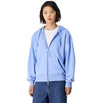 Moteriškas džemperis Champion Full Zip Hoodie Sweatshirt, mėlynos spalvos, 117787 BS186