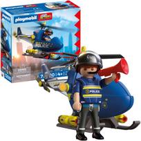 Žaislų rinkinys Playmobil 72080 Policijos sraigtasparnis City Action, uniwersalny