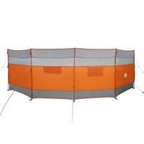 Stovyklavimo uždanga nuo vėjo, pilka ir oranžinė, 510x153 cm, 510 x 153 cm