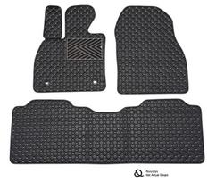 Kilimėliai QuiltyMats Toyota Highlander 2020-dabar (Hibridas) (4 vnt.), Juoda-Pilka /13-16