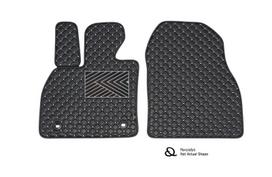 Kilimėliai QuiltyMats Opel Combo 2012-2017 (2 vnt.), Juoda-Pilka /13-12