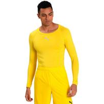 Vyriškas marškinėlis Puma Liga Baselayer Tee LS, geltonas, 655920 06