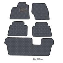 Kilimėliai QuiltyMats Volkswagen Touran 2003-2015 (7v., I, II ir III eilės) (5 vnt.), T.pilka-Pilka /33-MAX2