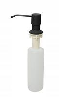 indų muilo dozatorius juodas matinis 400ml, indų muilo dozatorius juodas matinis 400ml