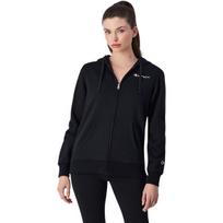 Moteriškas džemperis Champion Full Zip Hoodie, juodas, 117531 KK001, XS