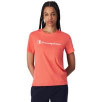 Moteriškas marškinėlis Champion SS Tee, koralinės spalvos, 117534 PS004, XS