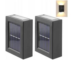 Lauko LED sieninis šviestuvas, juodas 2 vnt. limited edition