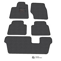 Kilimėliai QuiltyMats Ford GALAXY, S-MAX 2006-2012 (7v., I, II ir III eilės) (6 vnt.), Juoda-Pilka /13-MAX3