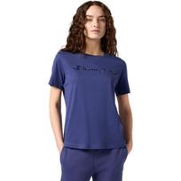 Moteriškas marškinėlis Champion SS Tee mėlynas 118382 BS200, L