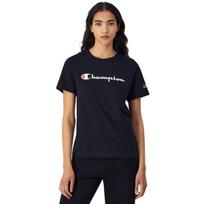 Moteriškas marškinėlis Champion SS Tee, juodas, 117534 KK001, XS