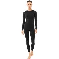 Moteriškas termoaktyvus apatinis trikotažas Viking Gaja Lady Set, juodas 500-27-5512-0900
