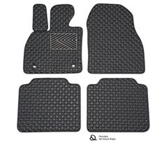 Kilimėliai QuiltyMats BMW 3 ser. 2012-2019 (F30/31 xDrive) (4 vnt.), Juoda-Pilka /13-14