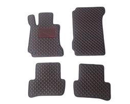 Kilimėliai QuiltyMats MERCEDES-BENZ C-class W204 2007-2014 (4 vnt.), Juoda-Raudona /16-14