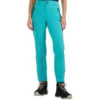 Moteriškos 4F softshell trekinimo kelnės FNK F0988 turkio mėlynos spalvos 4FWAW25TFTRF0988 48S