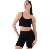 Sportinis liemenėlė 4F F151 tamsiai juoda 4FWSS25USBAF151 20S, XS/S