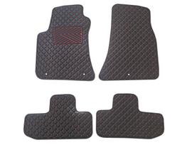 Kilimėliai QuiltyMats Dodge Challenger 2008-2023 (4 vnt.), Juoda-Raudona /16-14