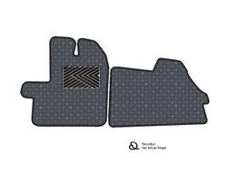 Kilimėliai QuiltyMats Peugeot Partner 2018-dabar (3 vnt.), T.pilka-Pilka /33-16