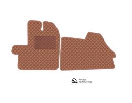 Kilimėliai QuiltyMats Peugeot Boxer 2014-dabar (2 vnt.), Ruda-Ruda /55-16