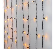 Eglo 410828 - LED Lauko kalėdinė užuolaida GOLDEN 80xLED 1,3m IP44 šiltai balta